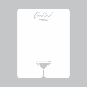 Dry-Erase Board Cocktail Menu 252