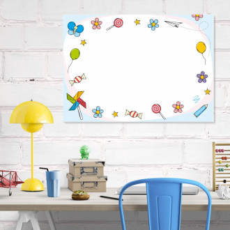 Dry-Erase Board For Childrens Colorful Patterns 514