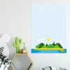 Dry-Erase Board Island 586