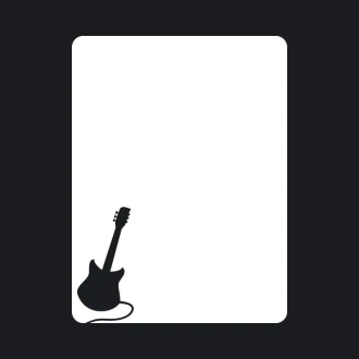 Dry-Erase Board Guitar 159