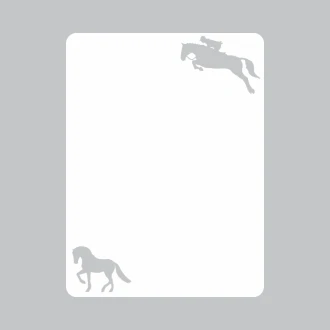 Dry-Erase Board Horses 308