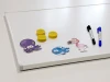 Custom-sized Magnetic Whiteboard in an Aluminum Frame