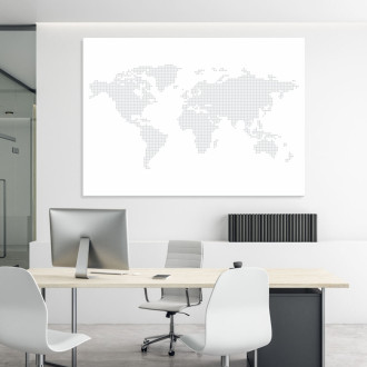 Dry-Erase Table Map Of The World 333