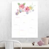 Weekly Planner Dry-Erase Board Flowers 374