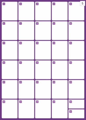 Dry-Erase Board Monthly Planner 373