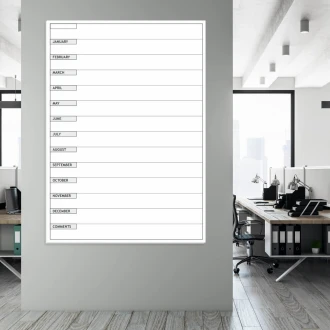 Lean Whiteboard Yearly Planner 008