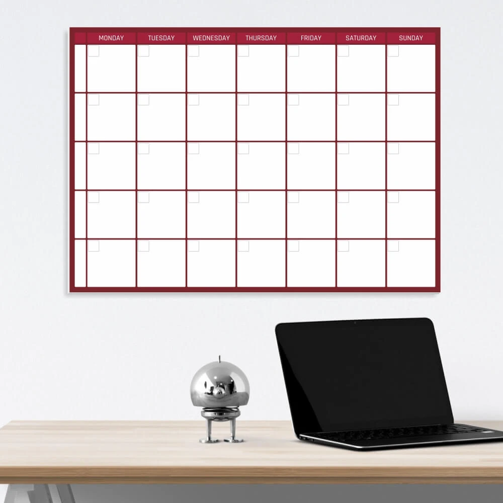 Dry-Erase Board Weekly Planner English Version 375