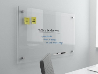 Transparent glass board 100x150cm
