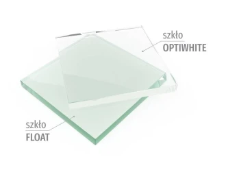 Magnetic Glass Table White  100x120cm