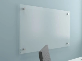 Transparent Glass Whiteboard Matt 120x90 cm