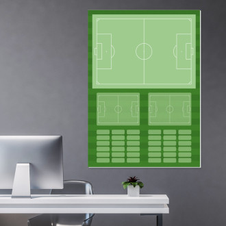 Tactical board for football pitch 392 magnetic dry erase