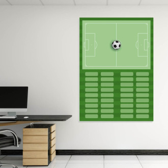 Tactical board for football pitch 393 magnetic dry erase