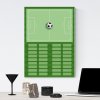 Training tactical dry-erase board 393 football