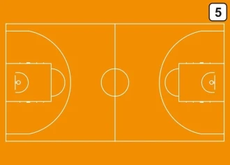 Tactical Training Dry-Erase Board 188 Basketball