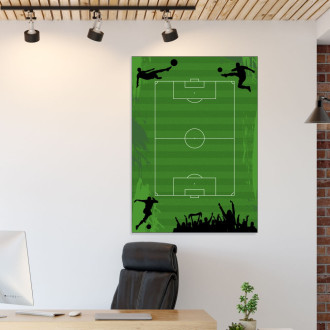 Training tactical dry-erase board 395 football