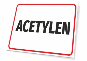 Information Sign Acetylene