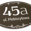 Address plaque, house number