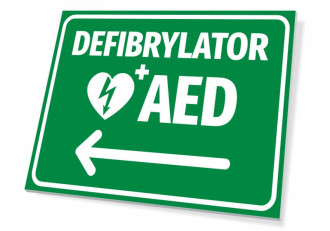 Information sign AED defibrillator T561