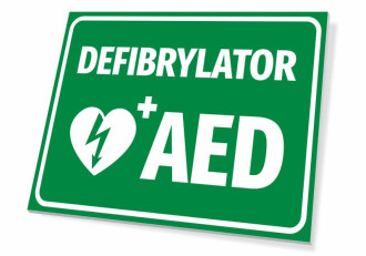 Information Sign Aed Defibrillator T562
