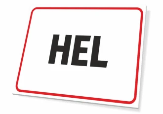 Information Sign Helium