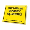 Information sign: Maximum stacking height
