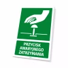Information sign: Emergency stop button