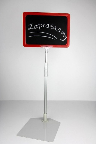 Chalk sign in a frame on a telescopic leg (different formats)