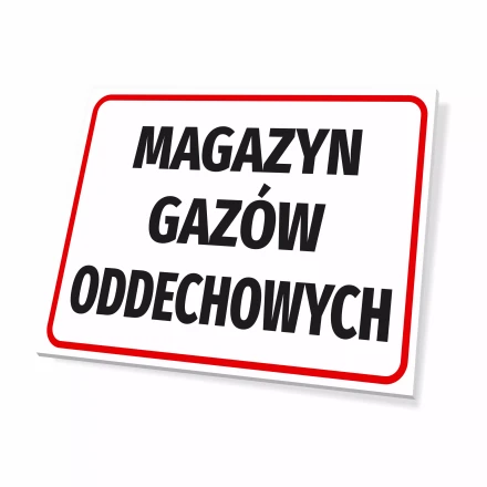Sign: Respiratory gas storage