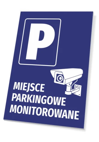 Information Sign Monitored Parking Place