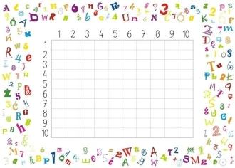 Magnetic Multiplication Table Whiteboard 034