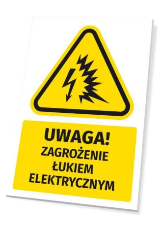 Safety Warning Information Sign Attention! Arc Flash Hazard