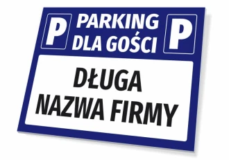 Guest Parking Sign With Name Field