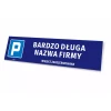 Parking Sign: Reserved Spot – Company Name