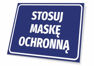Information Sign Wear A Protective Mask