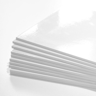 A4 dry wiping plate on a 5 mm pvc 