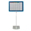 Dry-erase board with custom print in a frame on a telescopic stand  A3, A4, A5