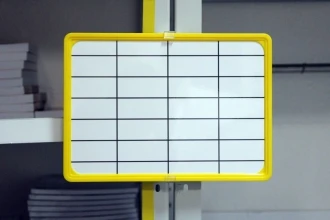 Dry Erase Plate Two-Sided With Individual Imprint In The Frame