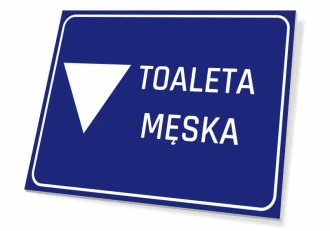 Information Sign Toilet For Men T067
