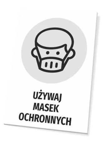 Information Sign Use Protective Masks
