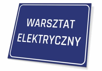 Information Sign Electrical Workshop