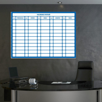 Magnetic board dry erase meeting planner 114