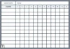 Magnetic Whiteboard Gantt Diagram 111