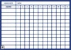 Magnetic Whiteboard Gantt Diagram 111