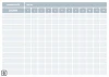 Magnetic Whiteboard Gantt Diagram 111