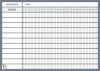 Magnetic Whiteboard Gantt Diagram 112