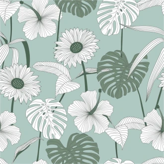 White Flowers Wallpaper 0242