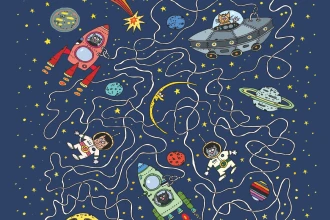 Space 066 Kids Wallpaper