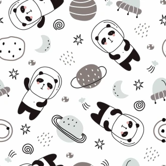 Panda Bears Kids Wallpaper 0164