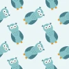 Owls 0233 Kids Wallpaper