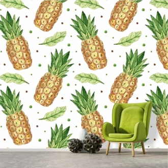 Pineapples Kitchen Wallpaper 0339